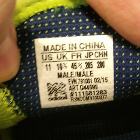 Adidas Mens Climacool Q44599 Blue Running Shoes Sneakers Size 11 - Picture 9 of 12